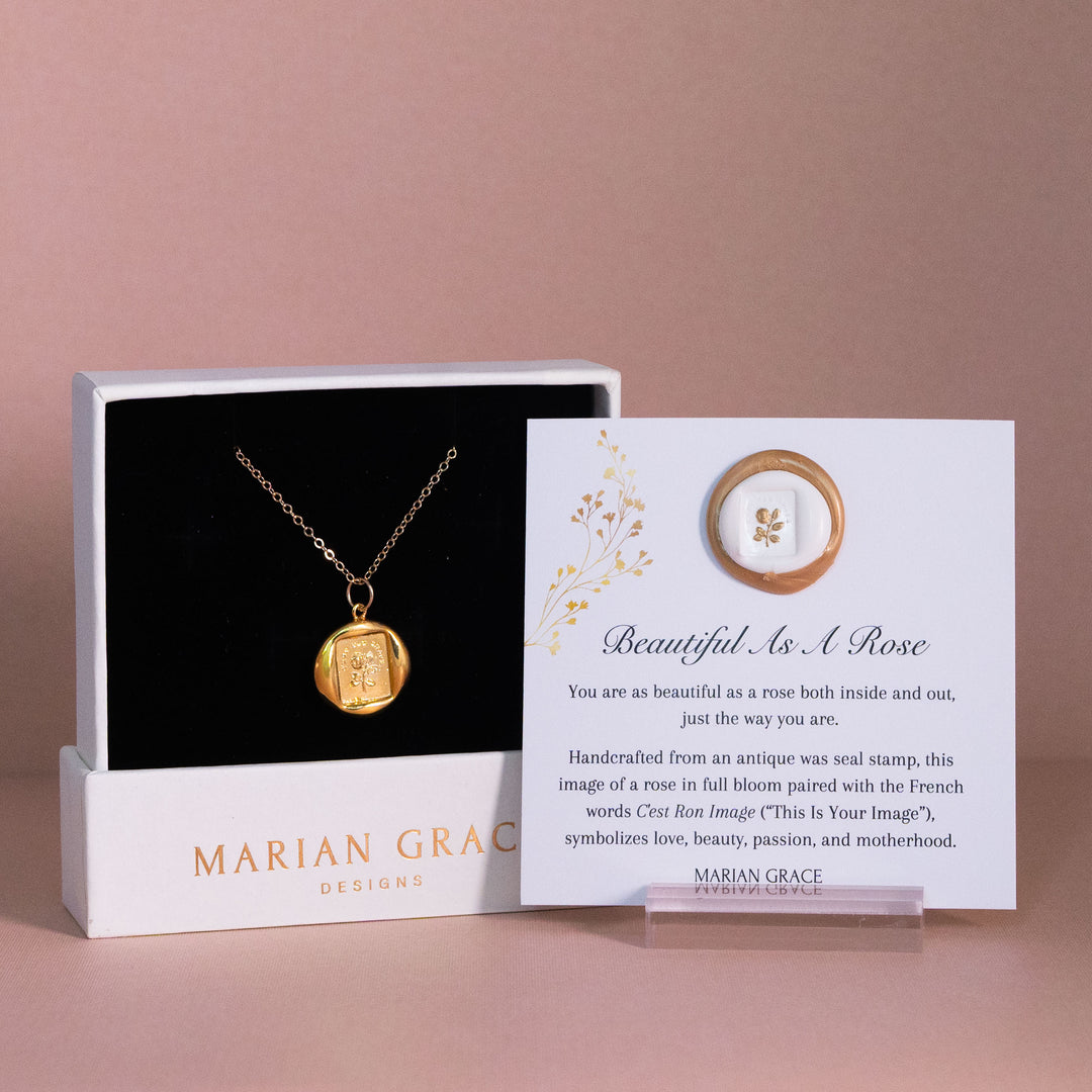 Beautiful As A Rose Pendant
